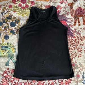 Oiselle lux racerback running tank top dark charcoal gray size 4